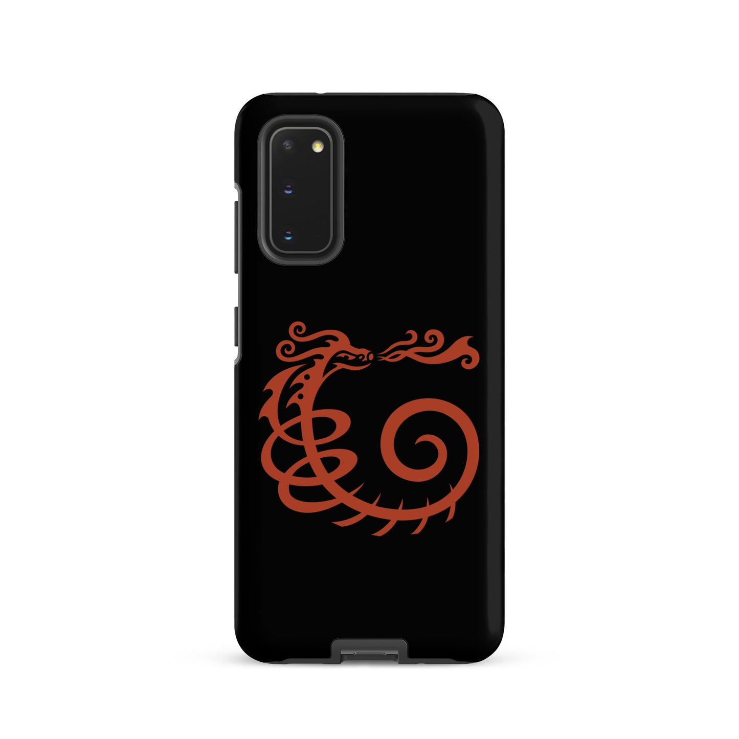 Tough case for Samsung® : Dragon - Black w/ Red print