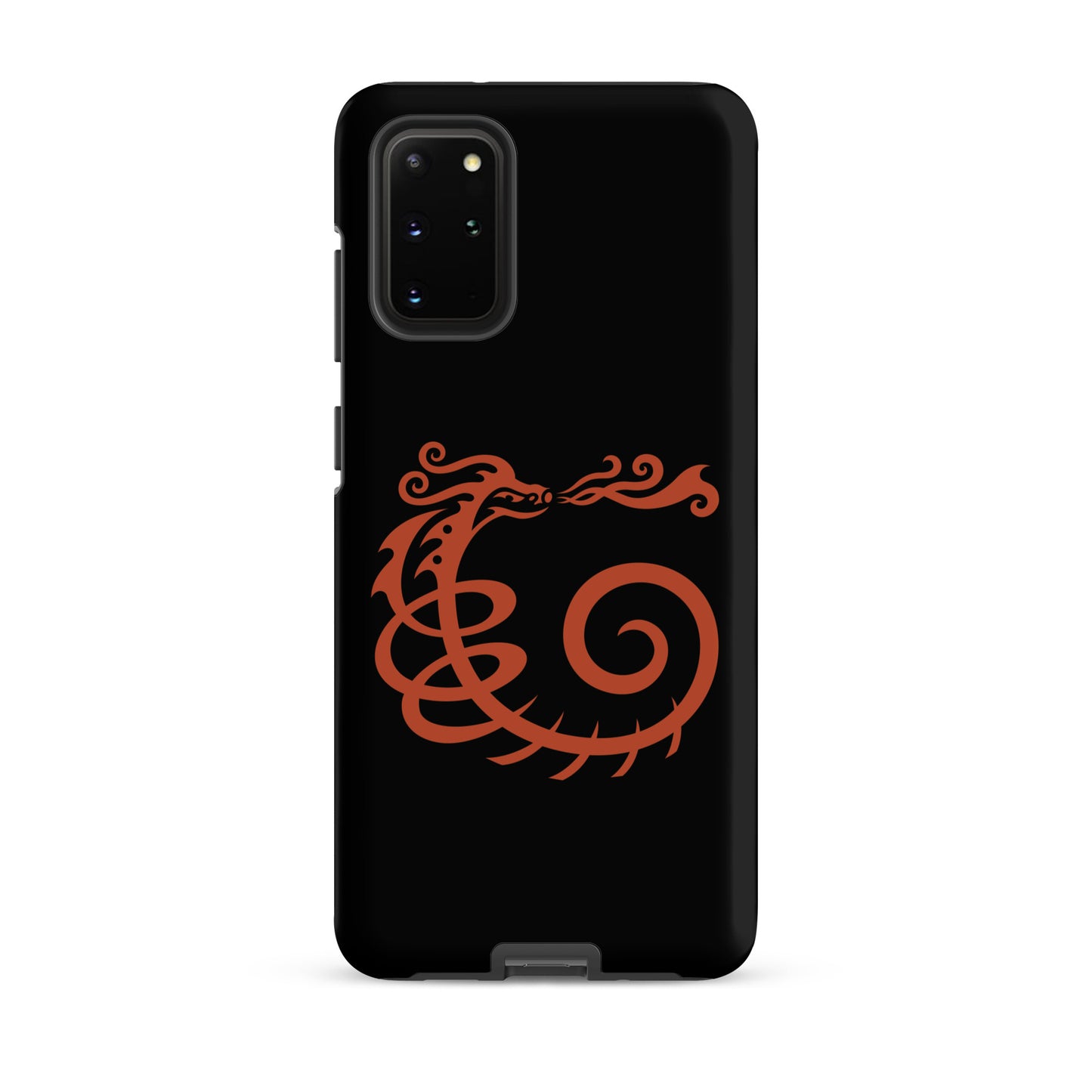 Tough case for Samsung® : Dragon - Black w/ Red print