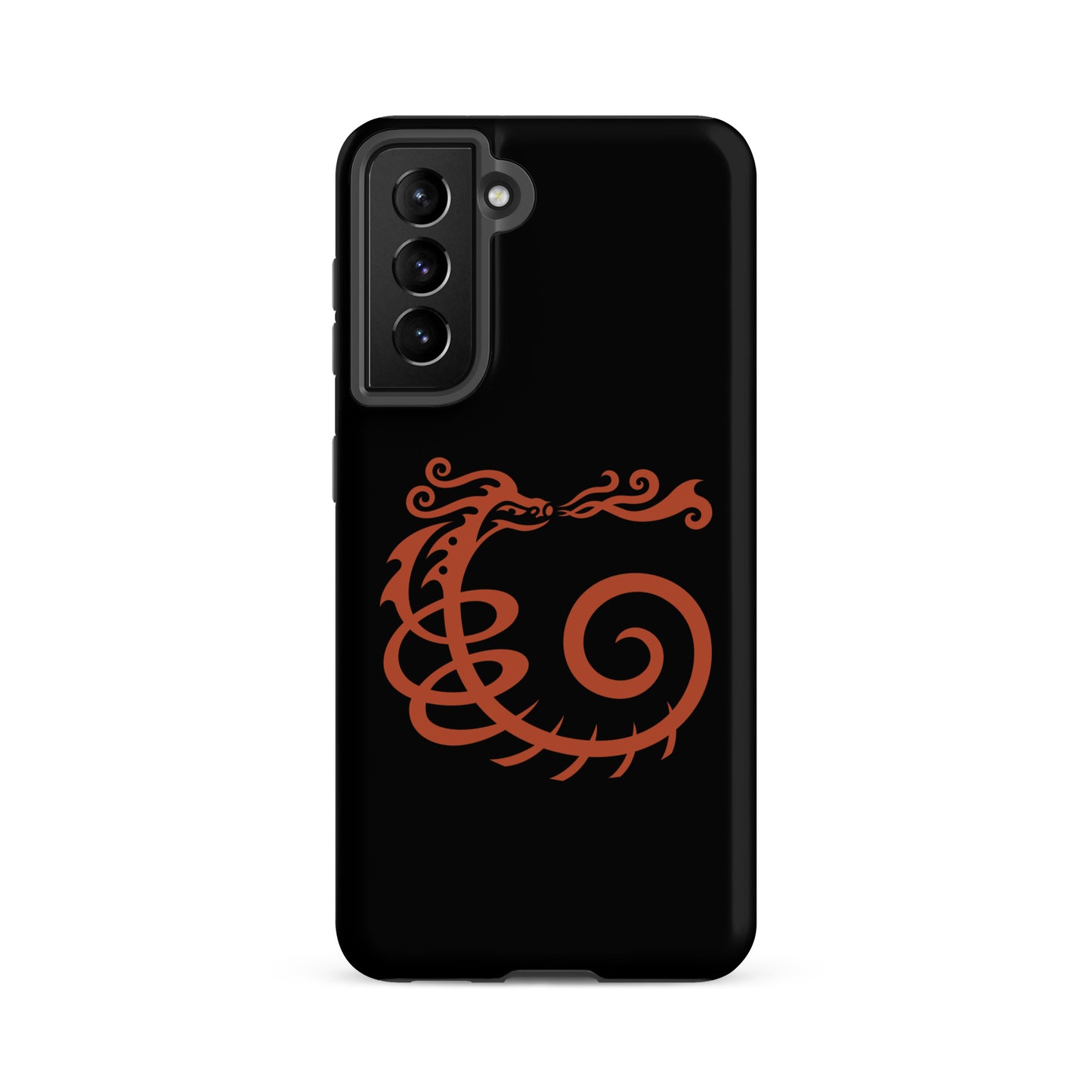 Tough case for Samsung® : Dragon - Black w/ Red print