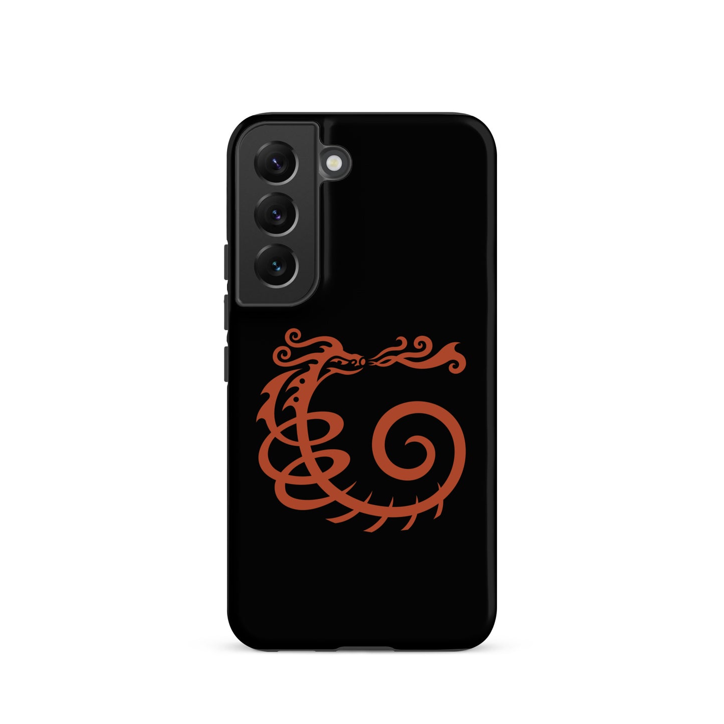 Tough case for Samsung® : Dragon - Black w/ Red print