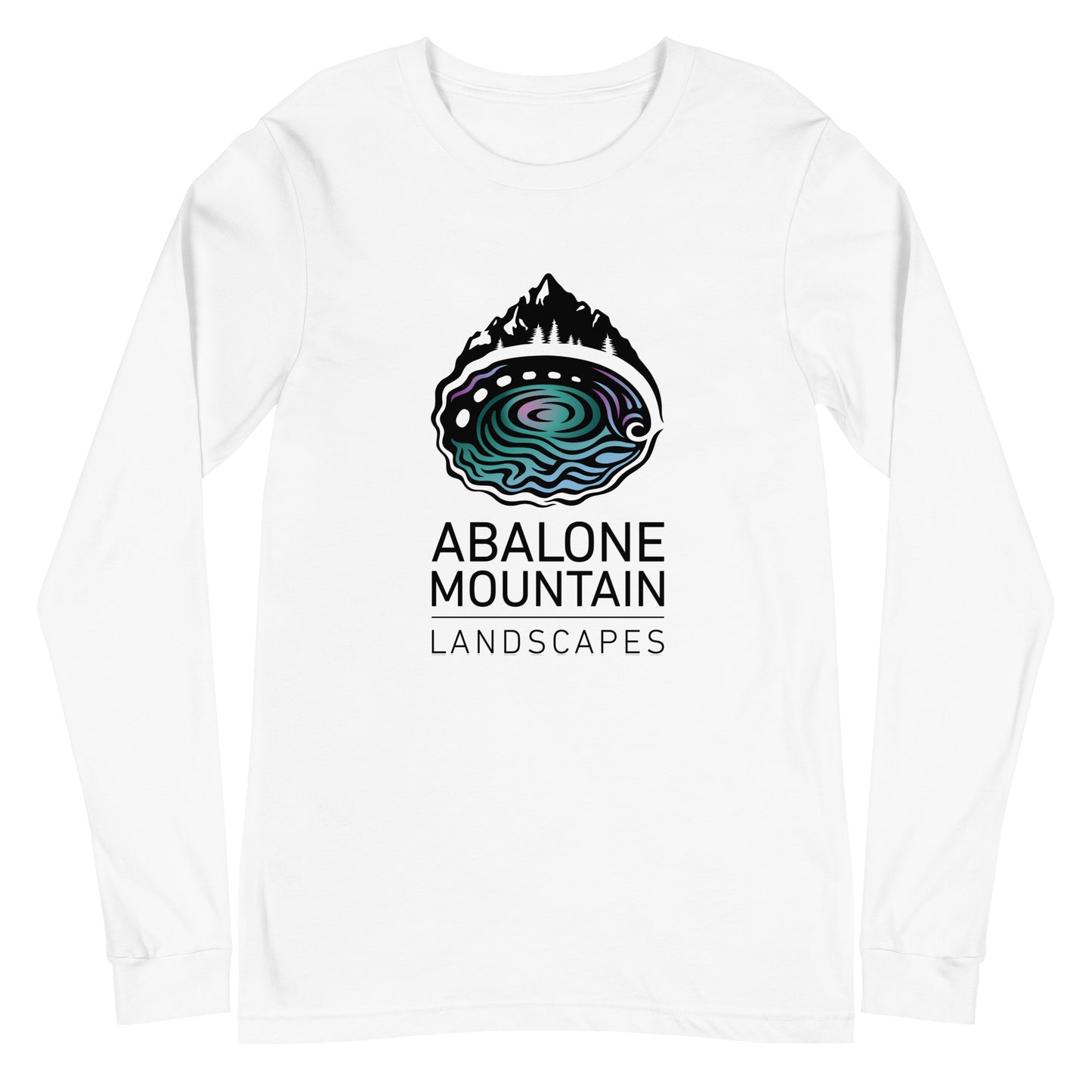 Unisex Long Sleeve Tee : Abalone Color print (BellaCanva 3501)