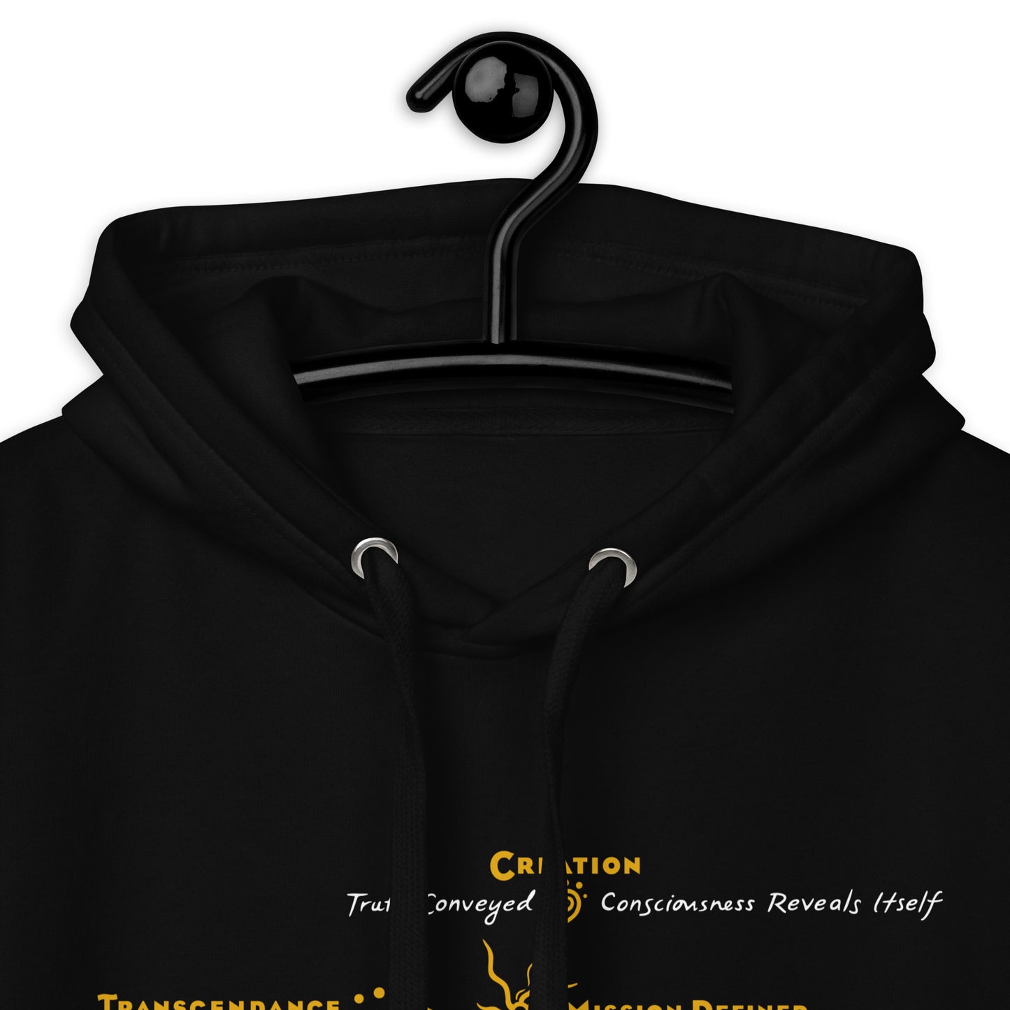 Unisex Hoodie : Growth - w/ Gold & White print