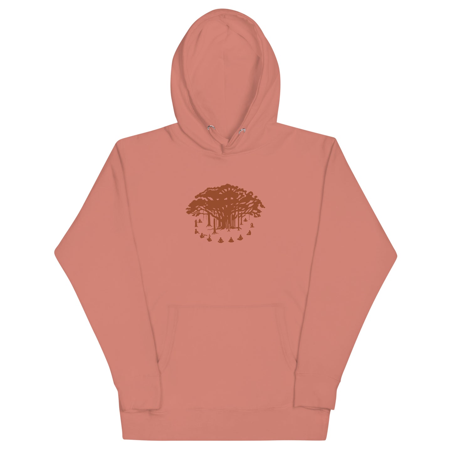 Unisex Hoodie : Communitree - Burnt Orange print