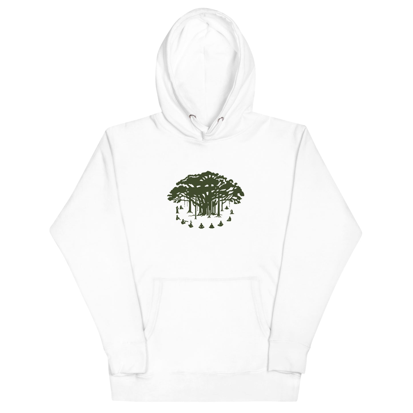 Unisex Hoodie : Communitree - Olive