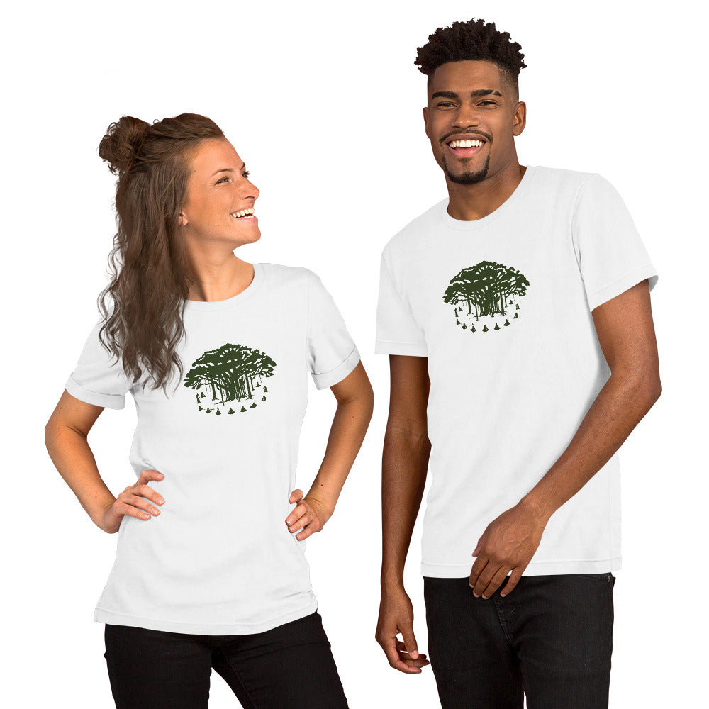 Unisex t-shirt : Communitree - Dark Green print