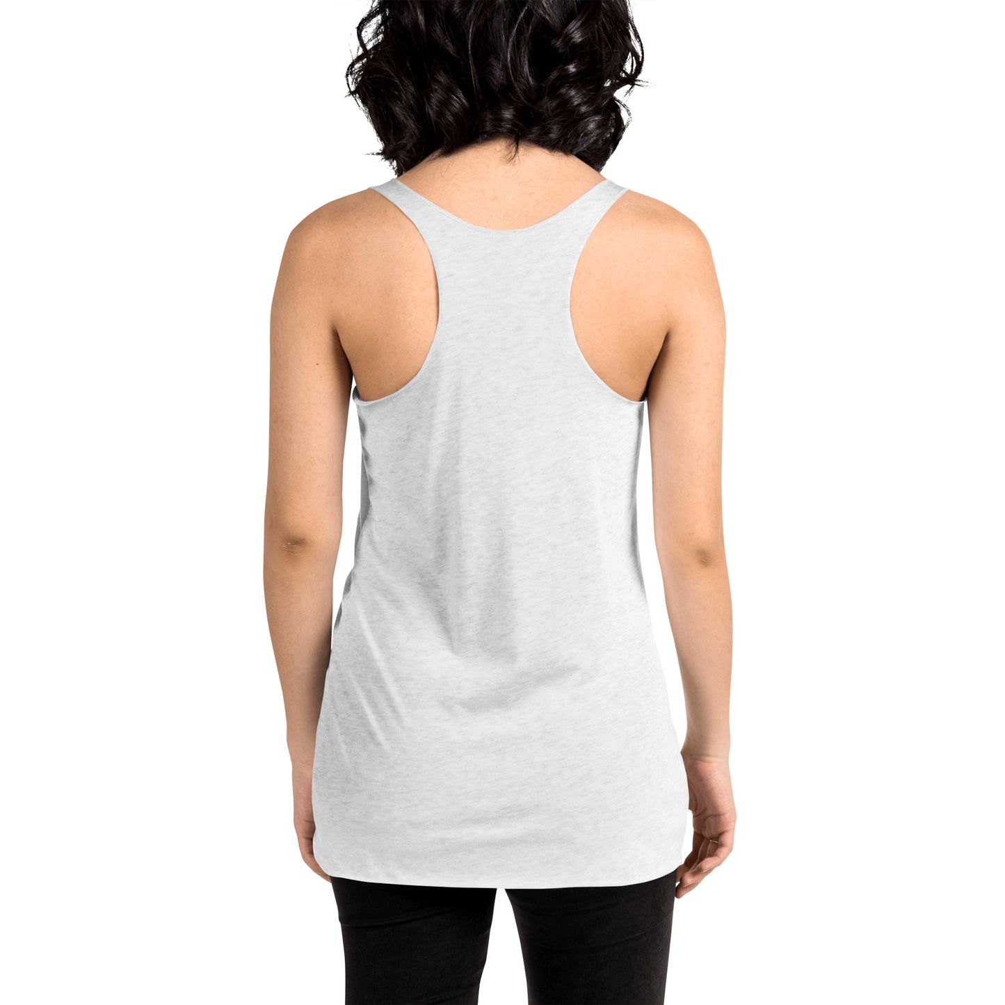 Women's Racerback Tank : HellaHoly™ Logo 02 - Black & Red print