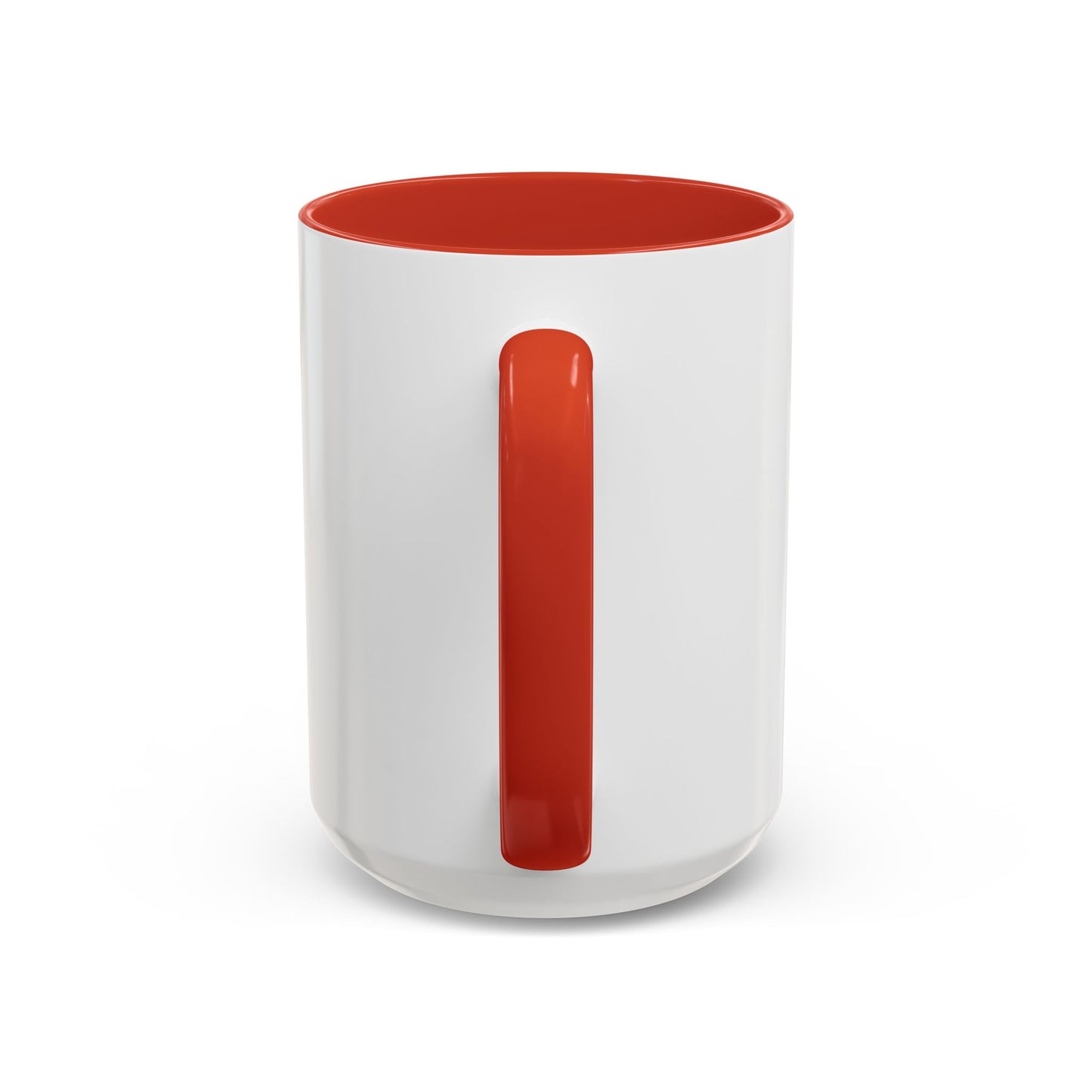 Accent Coffee Mug: HellaHoly™ Logo 02 - Red & Black print