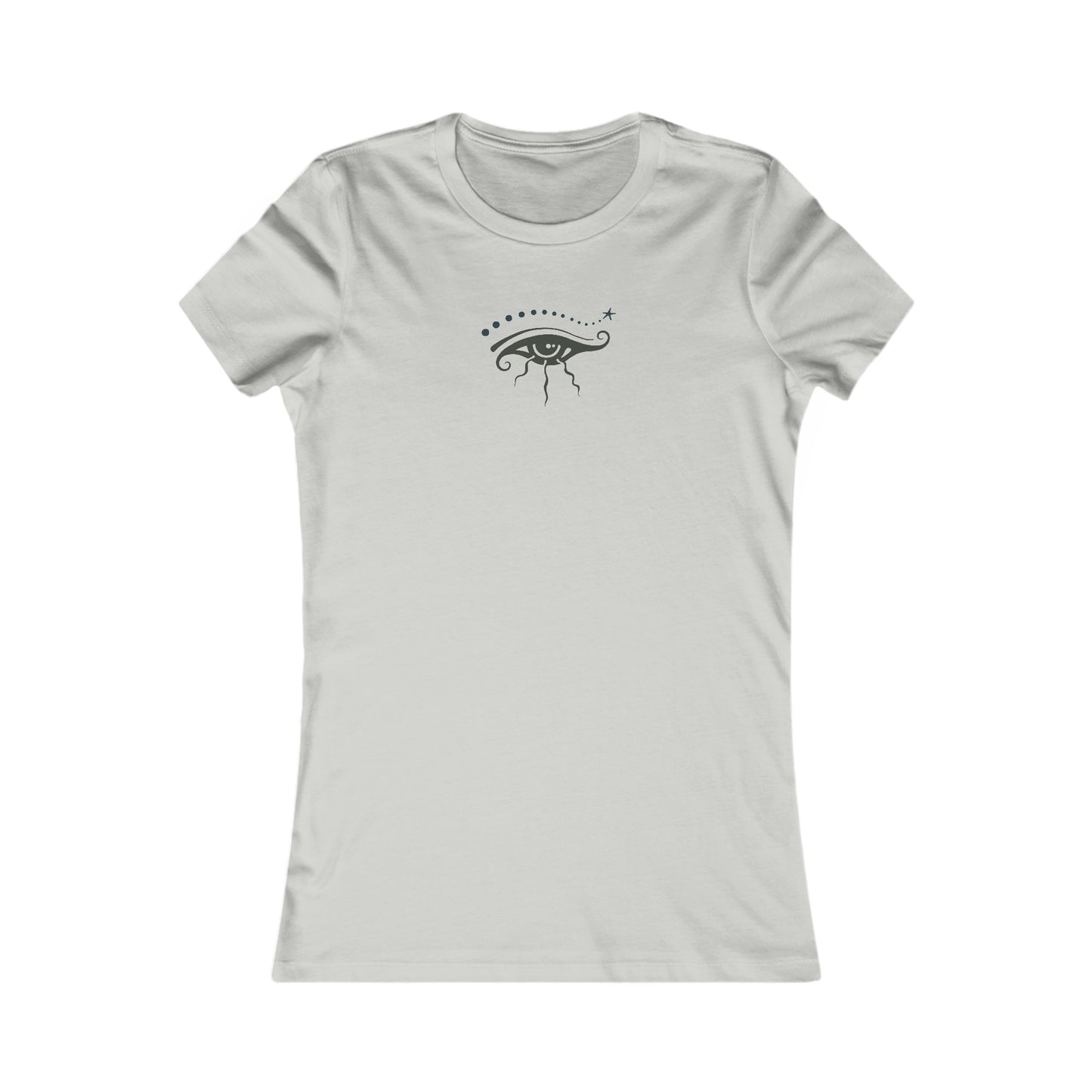 Women's Favorite Tee : Eye See You - Olive n Blue