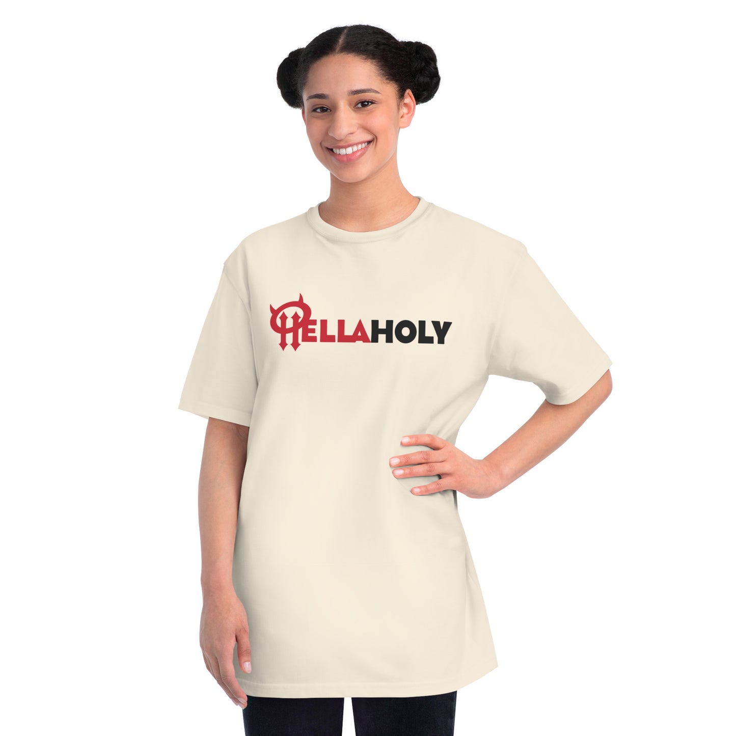 Organic T-Shirt : HellaHoly™ Logo 02