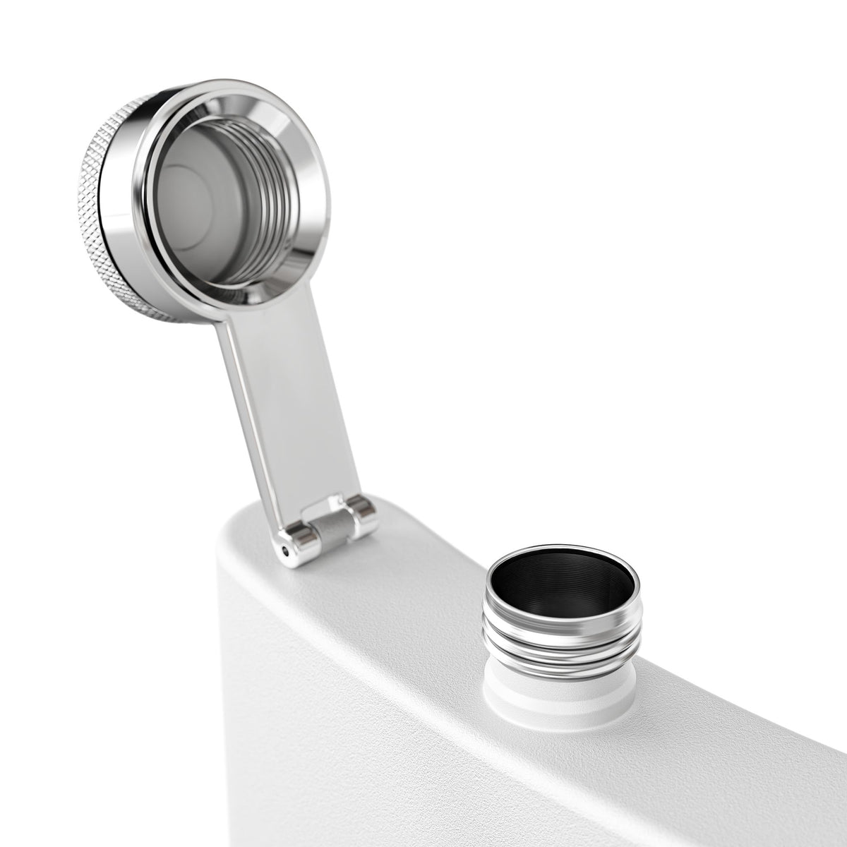 Stainless Steel Flask, 6oz : HellaHoly™ Logo (HH06)