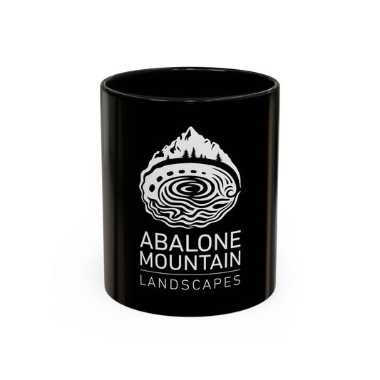 Accent Coffee Mug: Abalone - Black