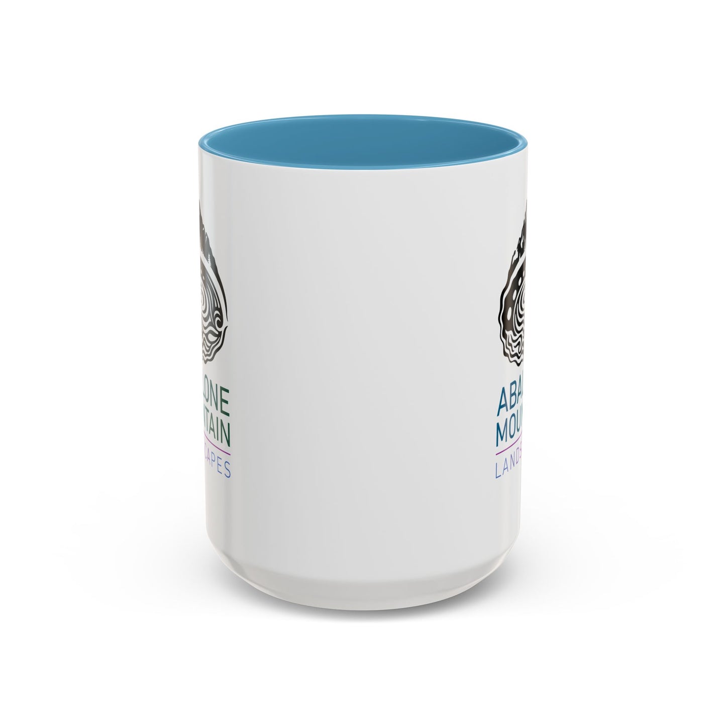 Accent Coffee Mug: Abalone - White