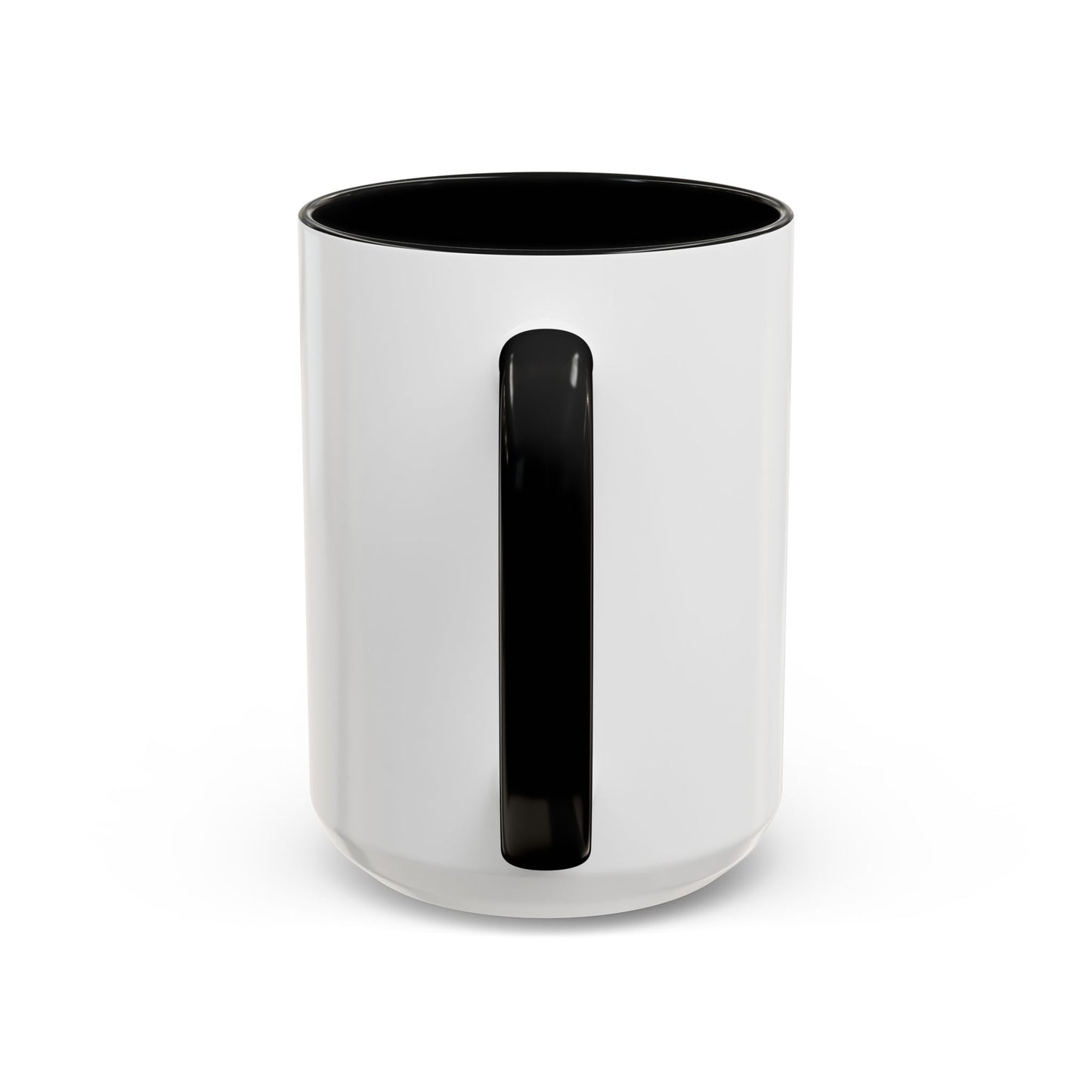 Accent Coffee Mug: HellaHoly™ Logo 01 - Black & Red print