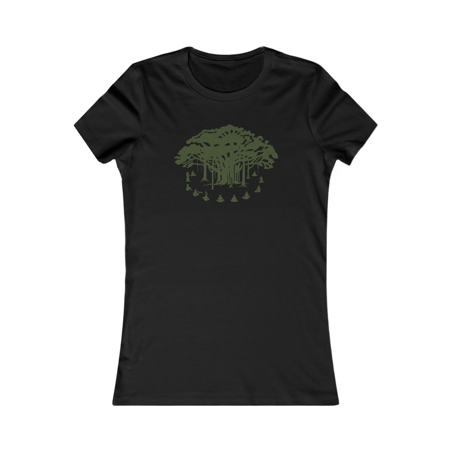 Women's Favorite Tee : Communitree - Dark Green