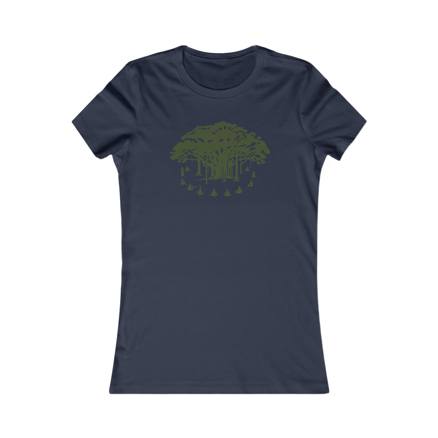 Women's Favorite Tee : Communitree - Dark Green