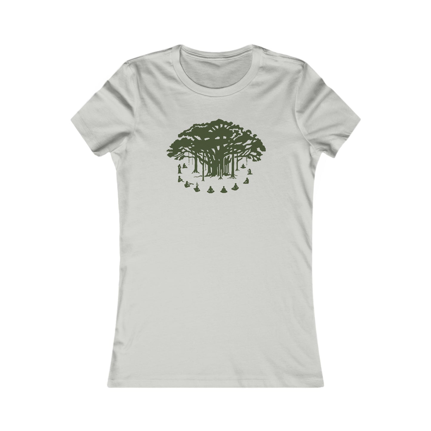 Women's Favorite Tee : Communitree - Dark Green