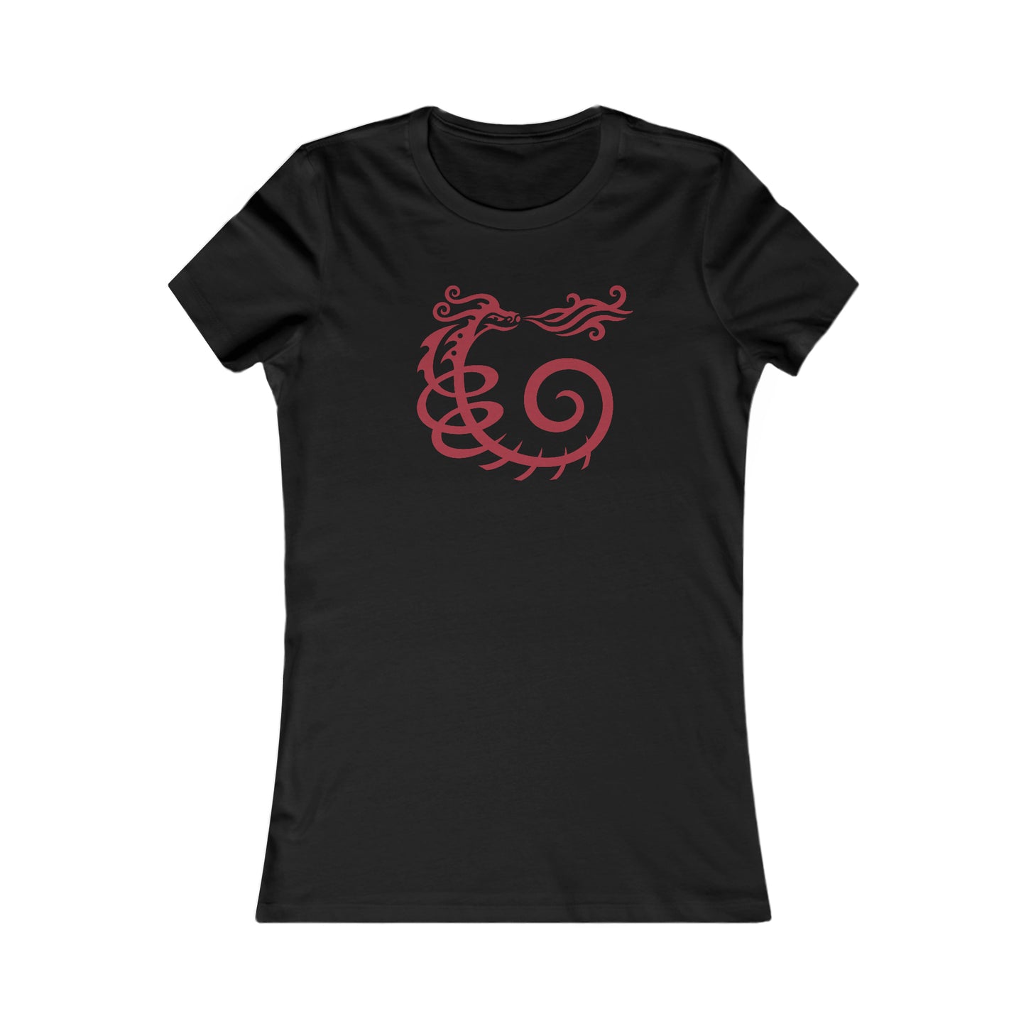 Women's Favorite Tee : Dragon - Red