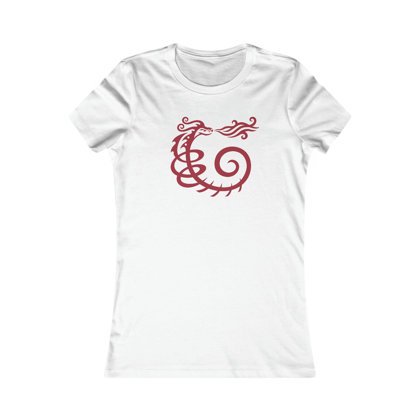 Women's Favorite Tee : Dragon - Red