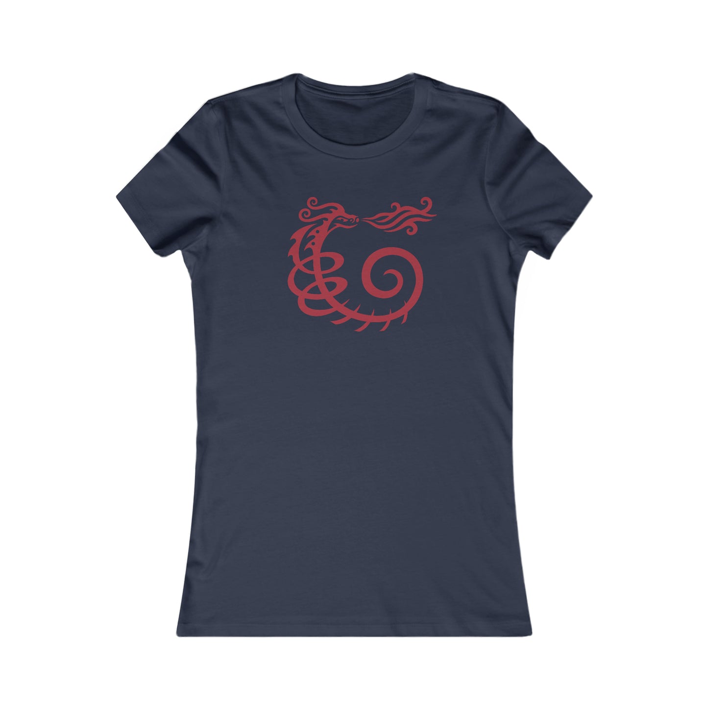 Women's Favorite Tee : Dragon - Red