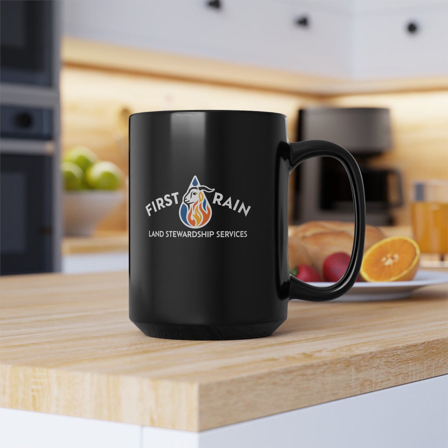 Black Mug 11oz : First Rain