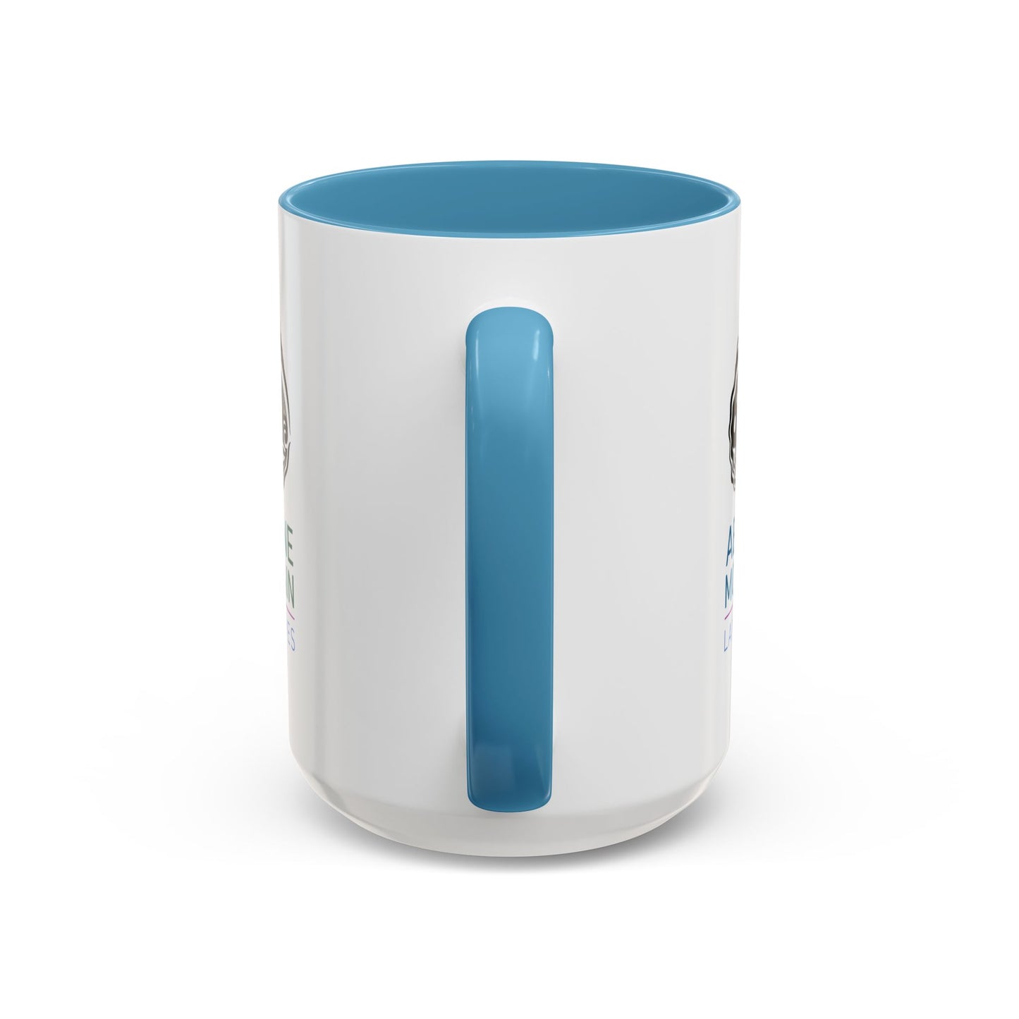Accent Coffee Mug: Abalone - White