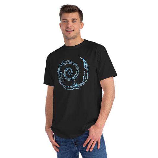Organic Classic T-Shirt : Swirlpeople - Light Blue print