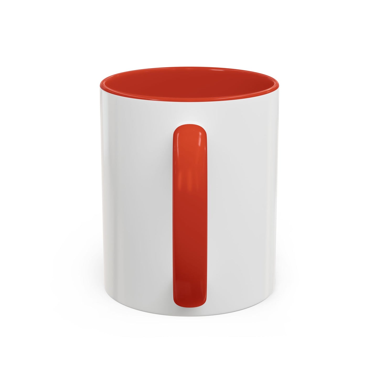 Accent Coffee Mug: HellaHoly™ Logo 02 - Red & Black print