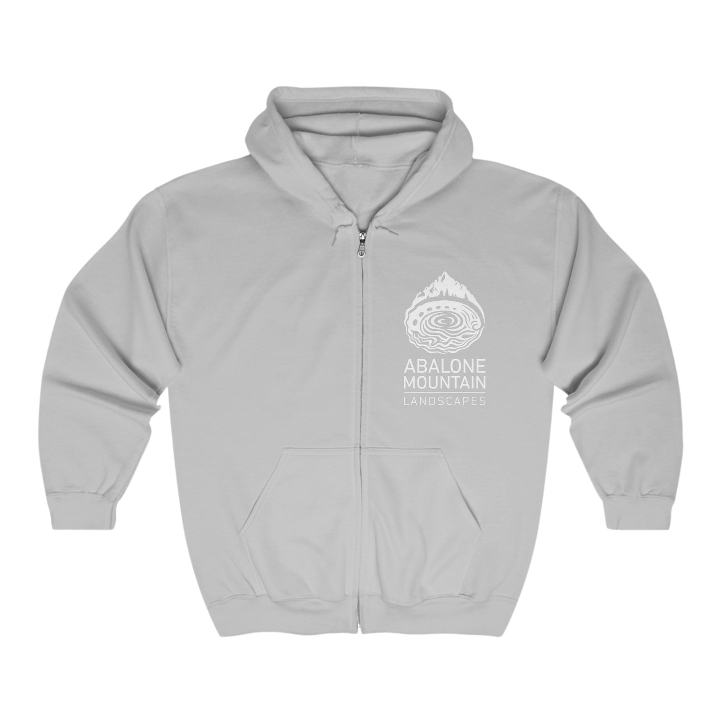 Unisex Heavy Blend™ Full Zip Hooded Sweatshirt ; Abalone