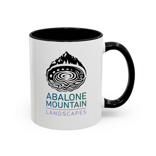 Accent Coffee Mug: Abalone - White