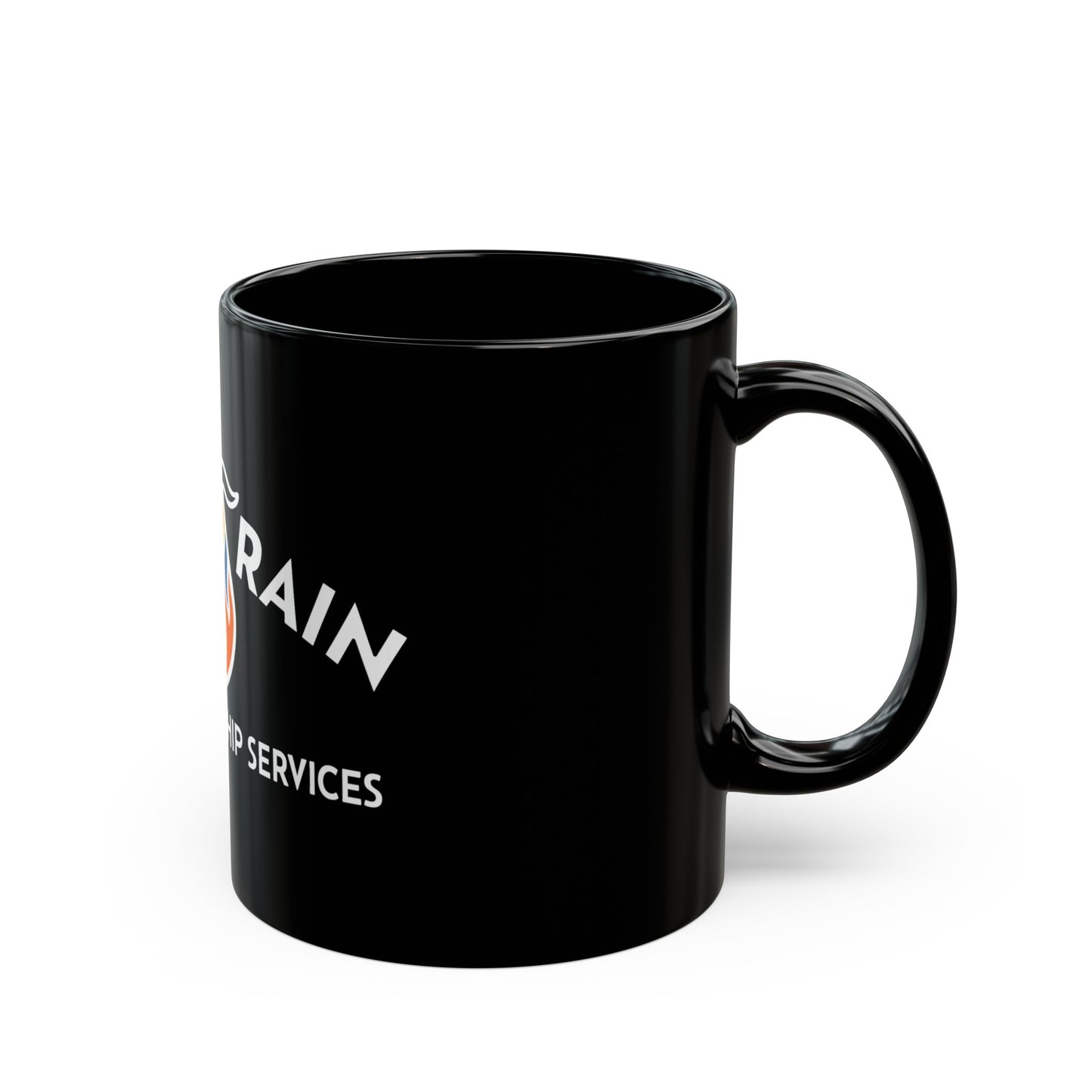 Black Mug 11oz : First Rain