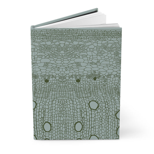Hardcover Journal Matte : Hemp Cell - Sage w/ Olive
