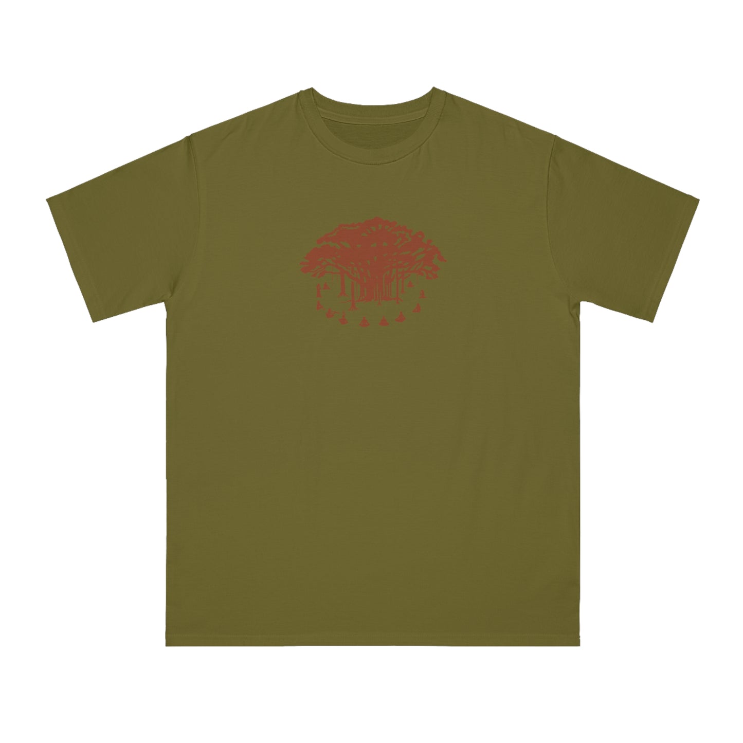 Organic Classic T-Shirt : Communitree - Dark Orange print