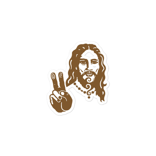 Bubble-free stickers : Peace Jesus