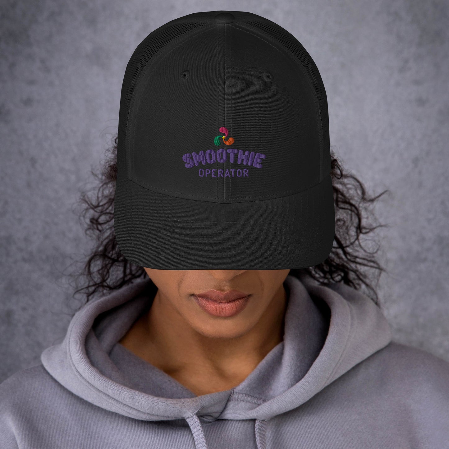 Trucker Cap Purple Logo