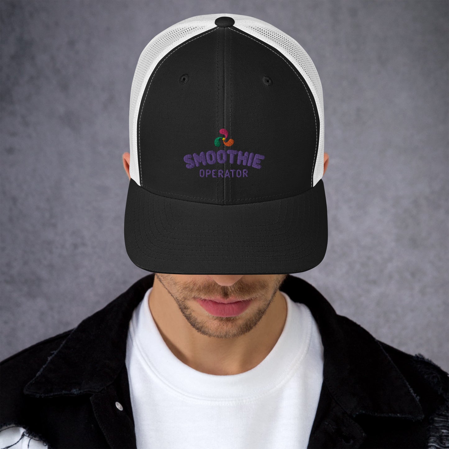 Trucker Cap Purple Logo