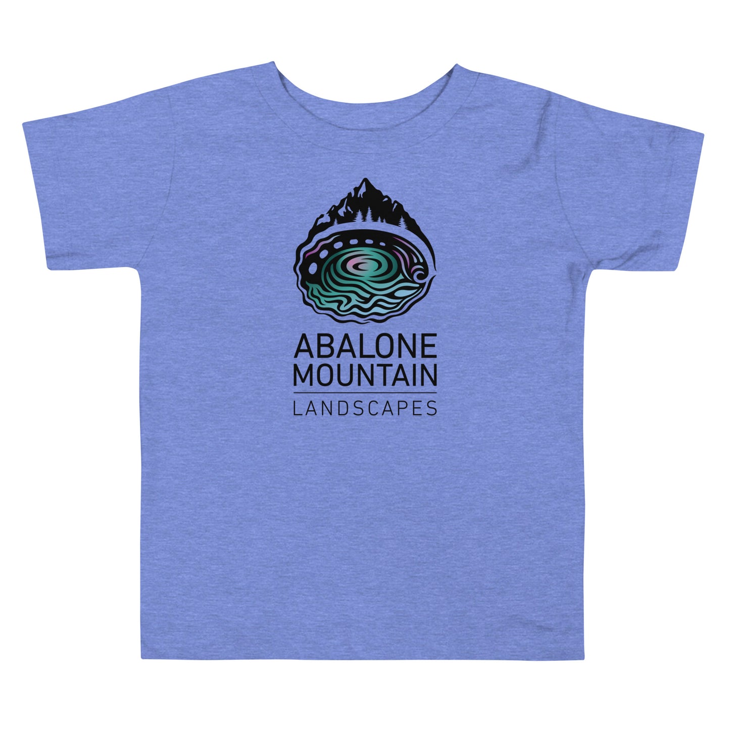 Toddler Short Sleeve Tee : Abalone color print