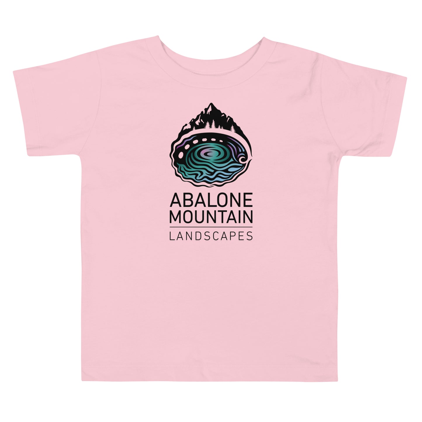 Toddler Short Sleeve Tee : Abalone color print