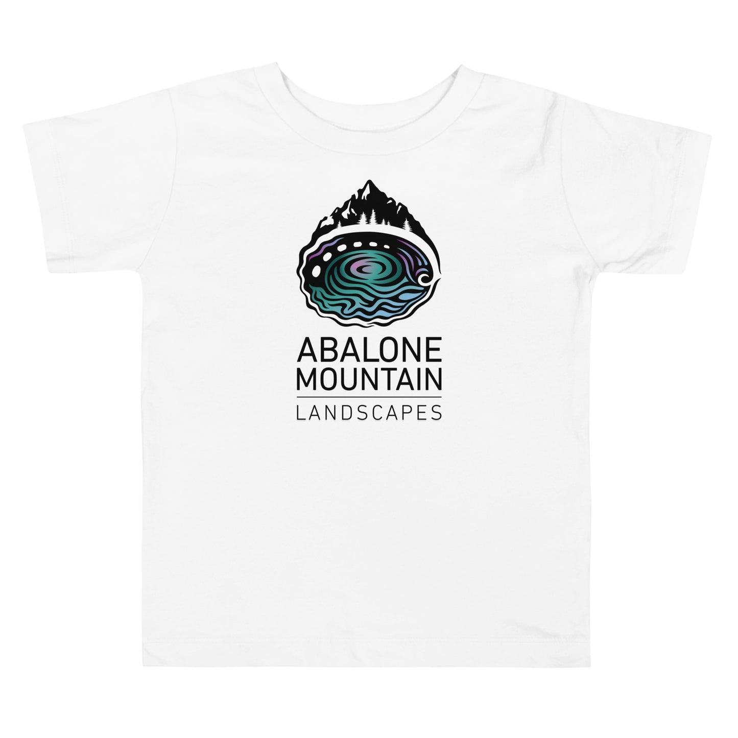 Toddler Short Sleeve Tee : Abalone color print