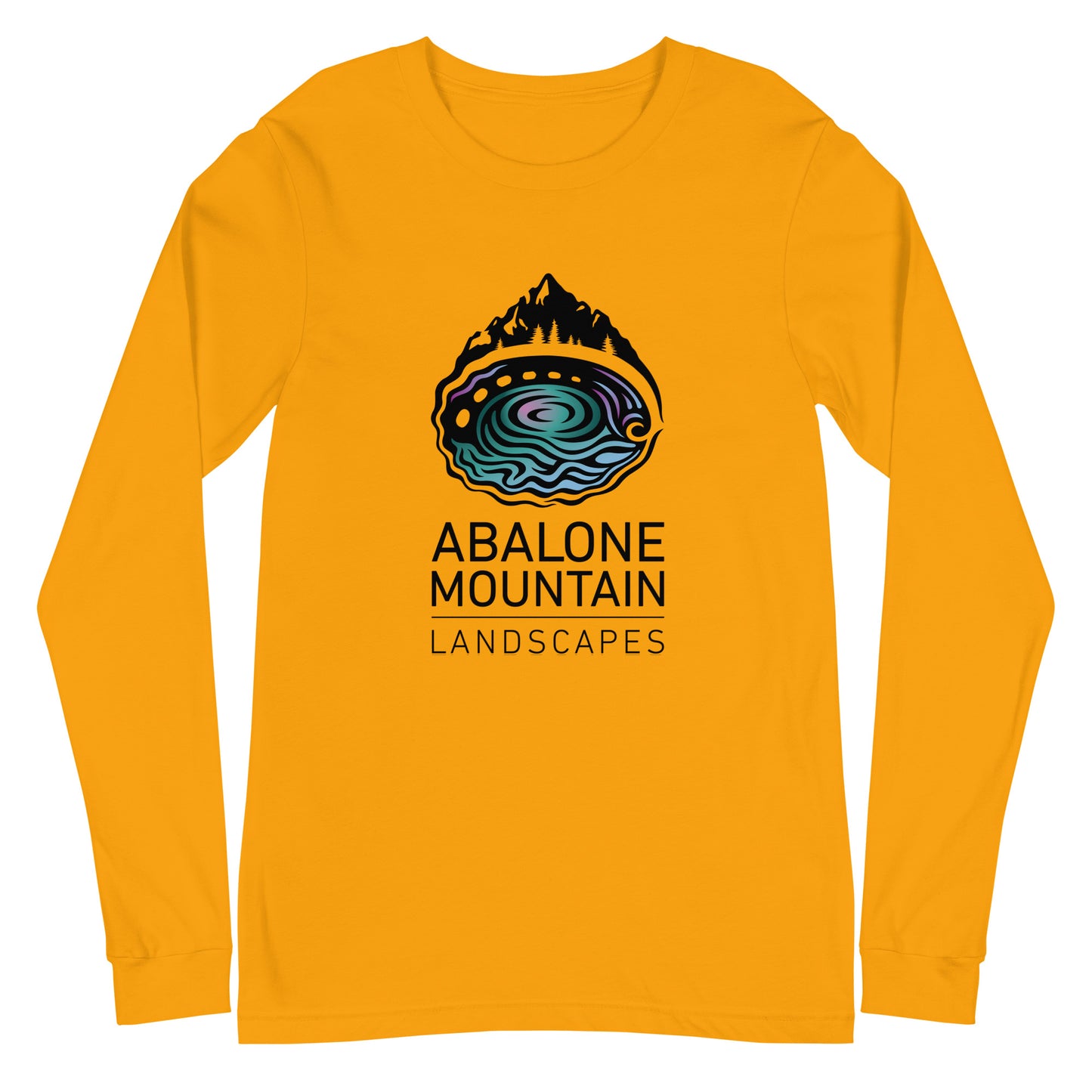 Unisex Long Sleeve Tee : Abalone Color print