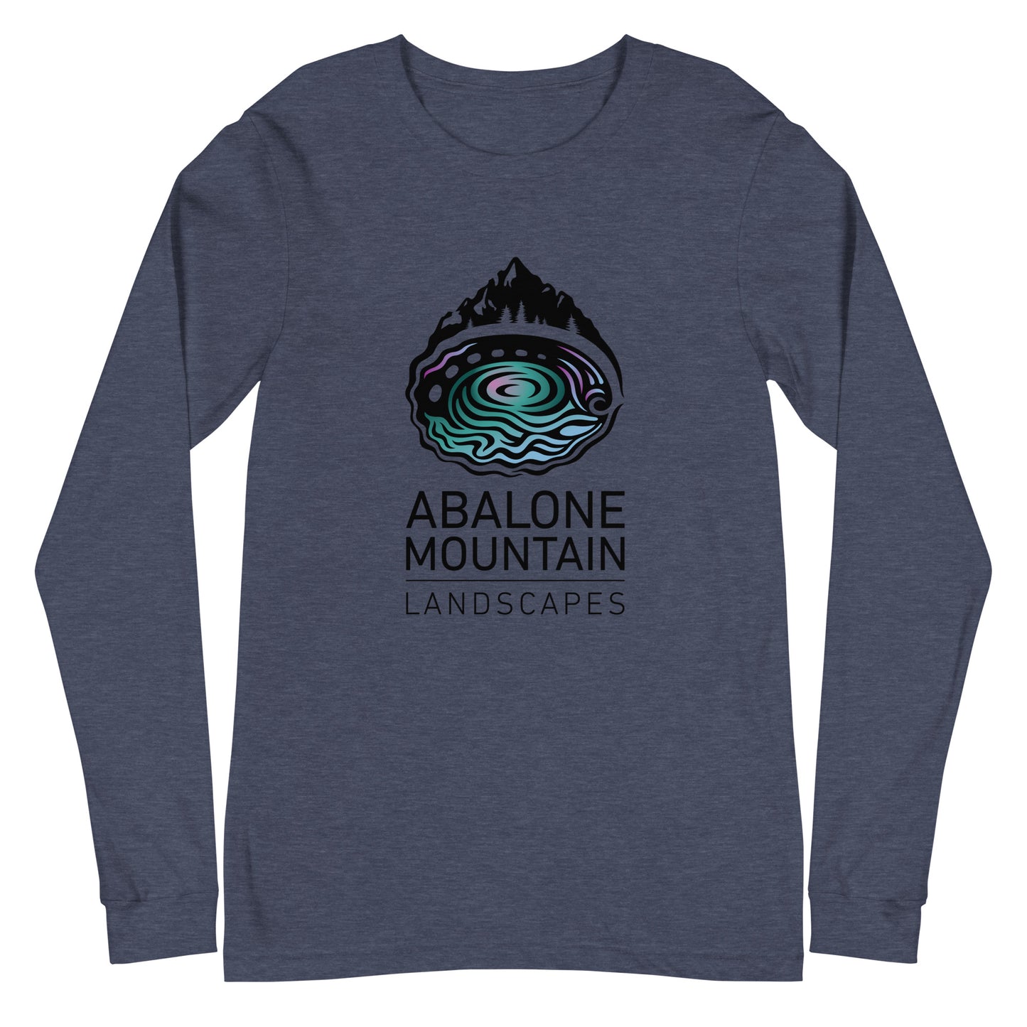 Unisex Long Sleeve Tee : Abalone Color print