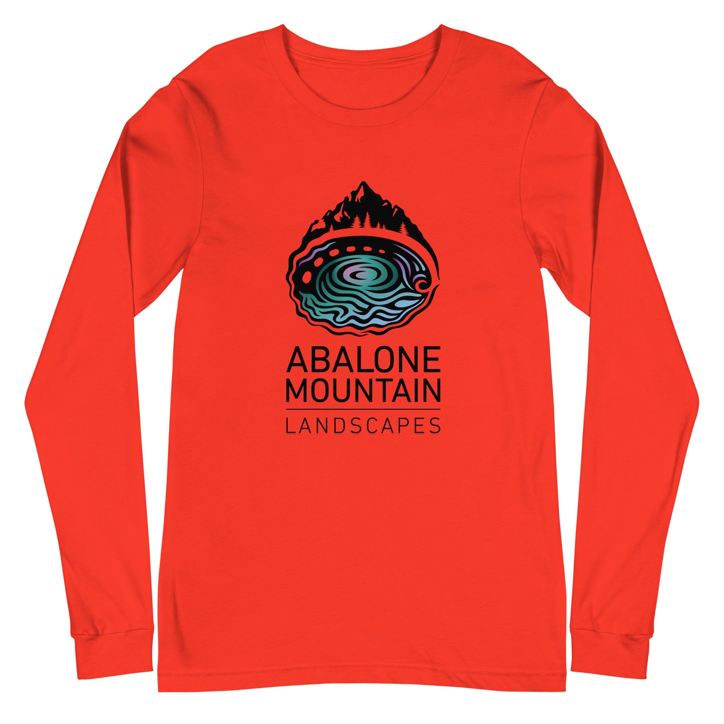 Unisex Long Sleeve Tee : Abalone Color print