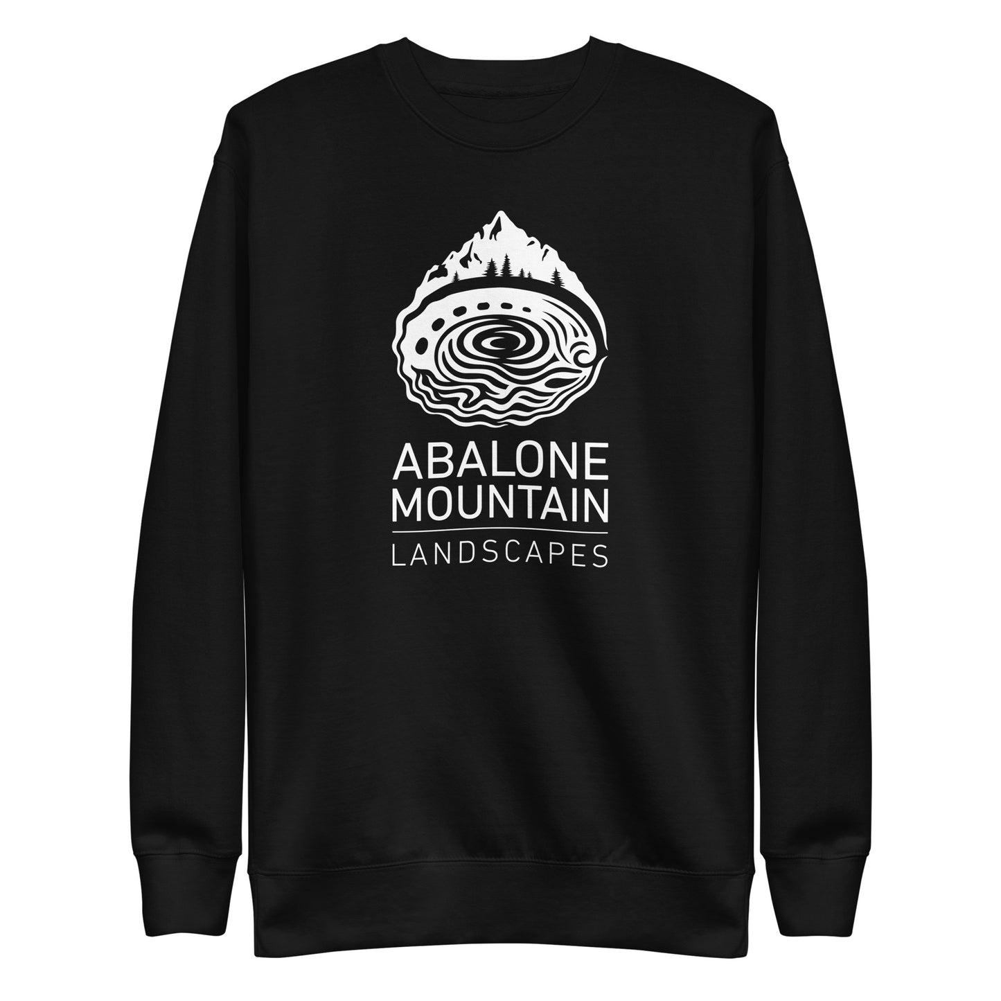 Unisex Premium Sweatshirt : Abalone white print (CH2480)