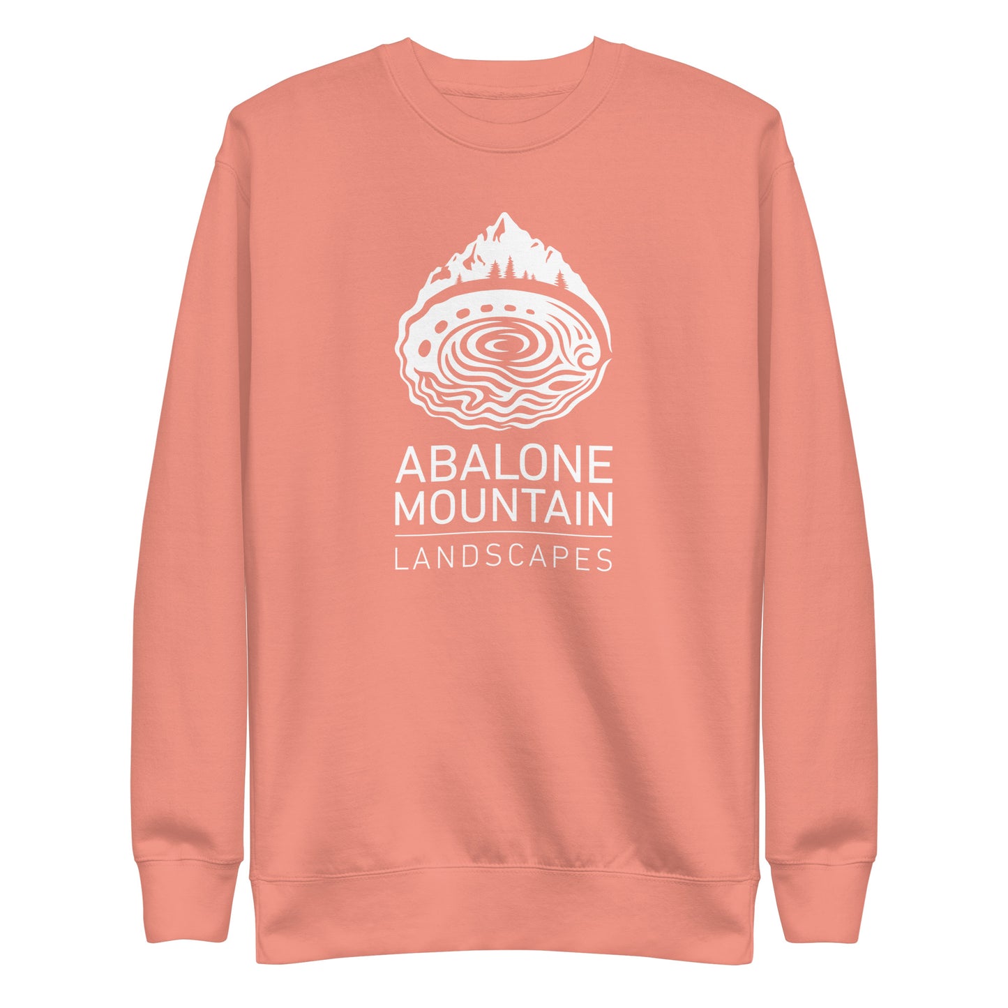 Unisex Premium Sweatshirt : Abalone white print (CH2480)