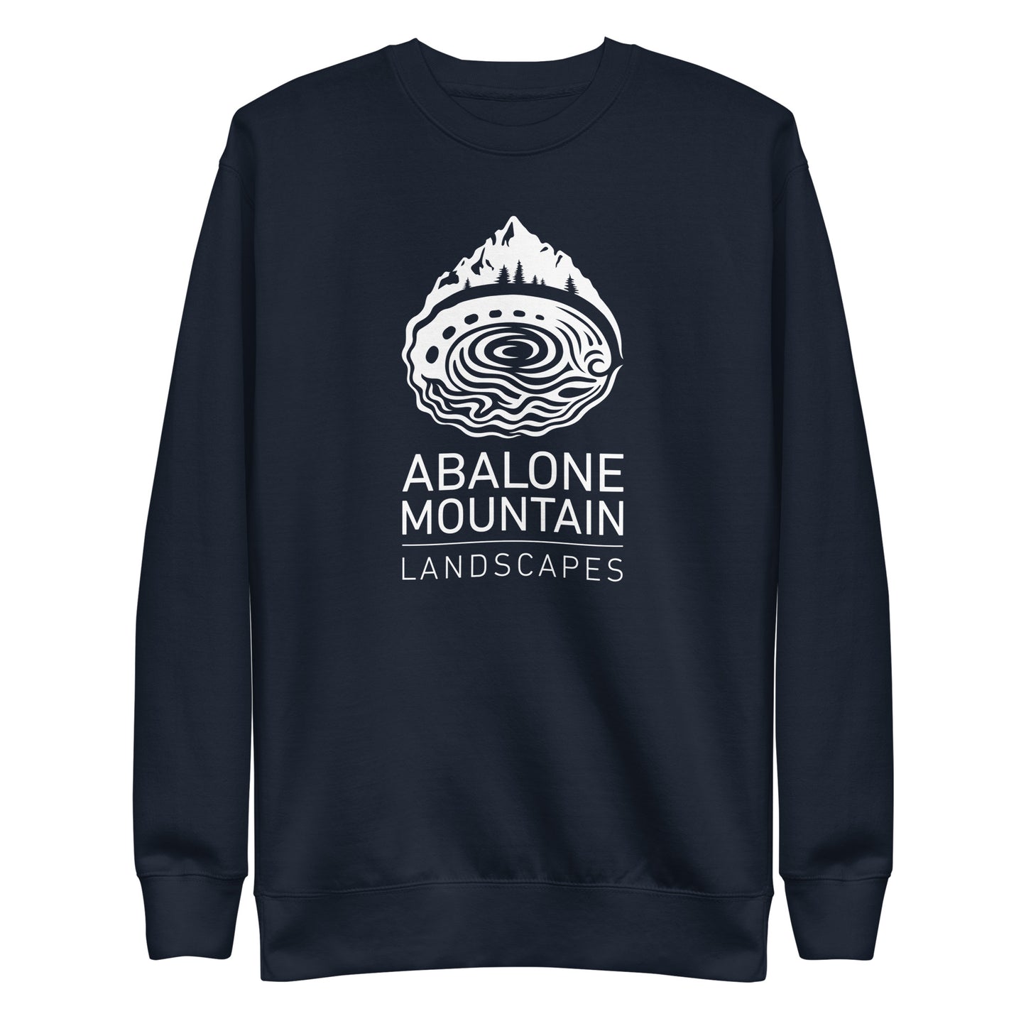 Unisex Premium Sweatshirt : Abalone white print (CH2480)